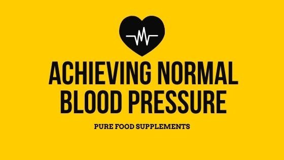 How to achieve normal blood pressure. 2 supplements that may help